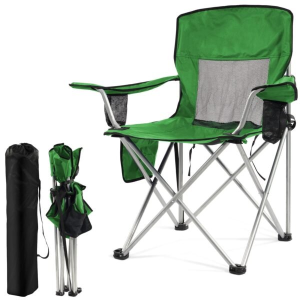 Portable Folding Camping Chair – Green