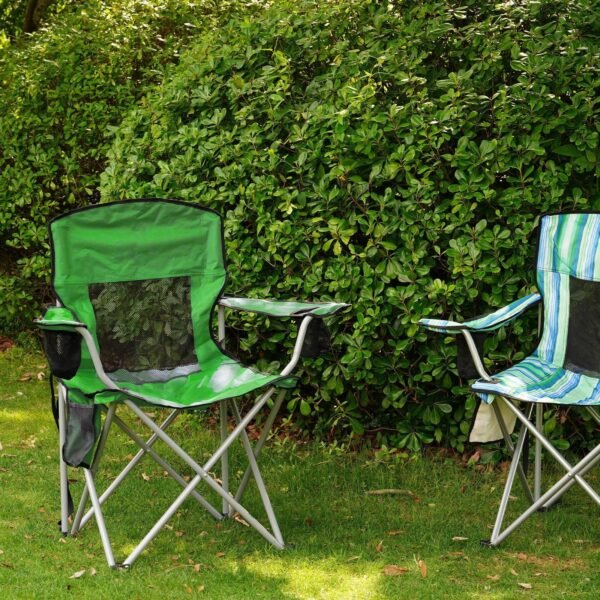 Portable Folding Camping Chair – Green
