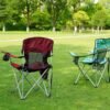 Portable Folding Camping Chair – Red